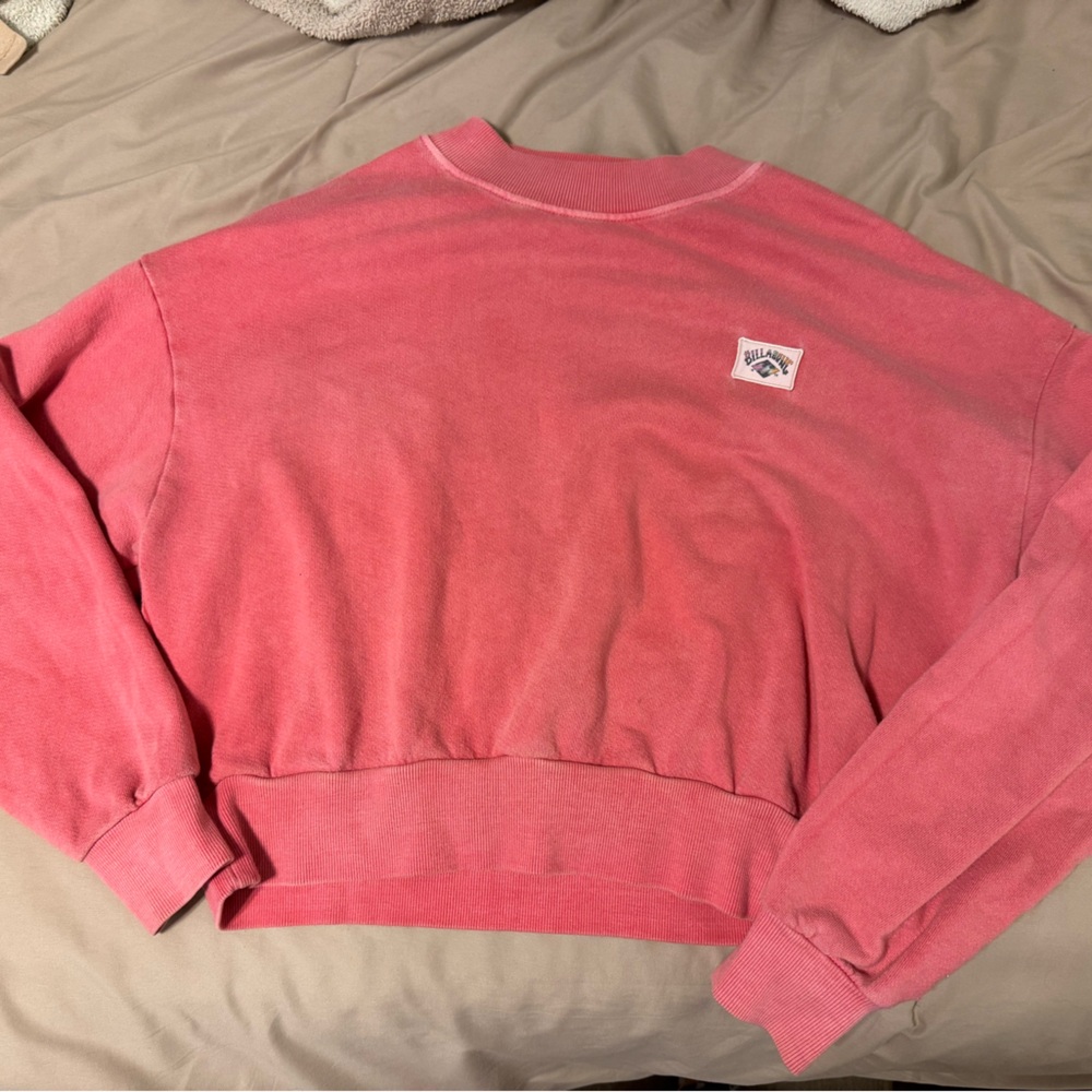 Billabong Pink Crew Neck Sweater